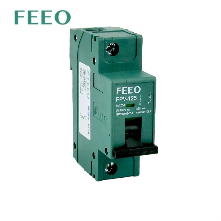 DC MCB 1P 250VDC 10KA 125A DC 회로 차단기